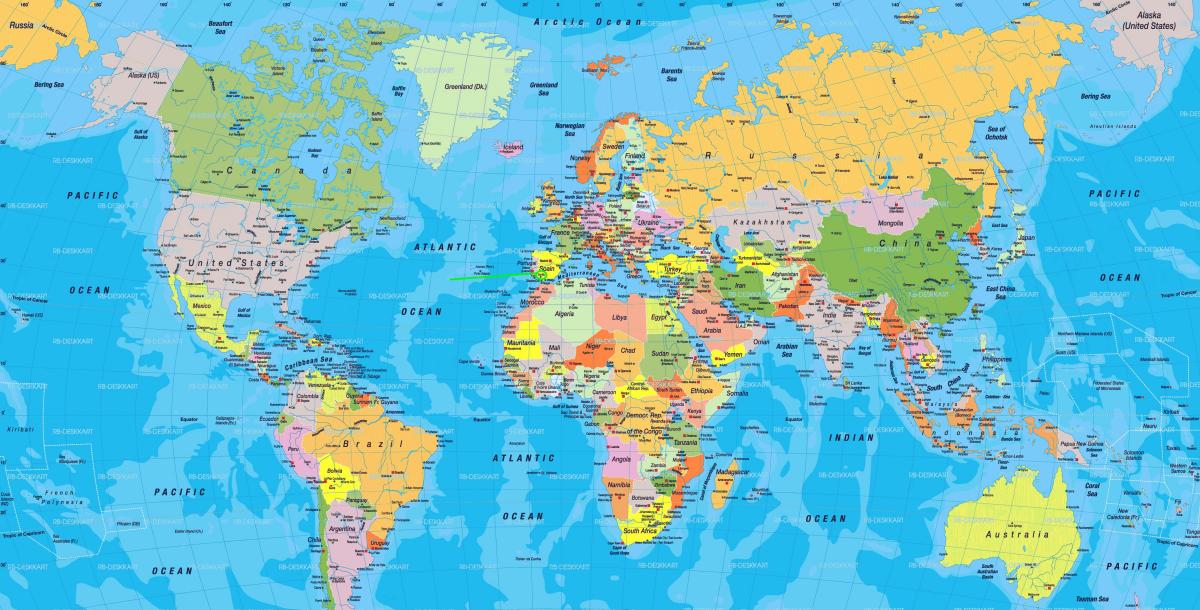 Posizione di Siviglia sulla mappa del mondo